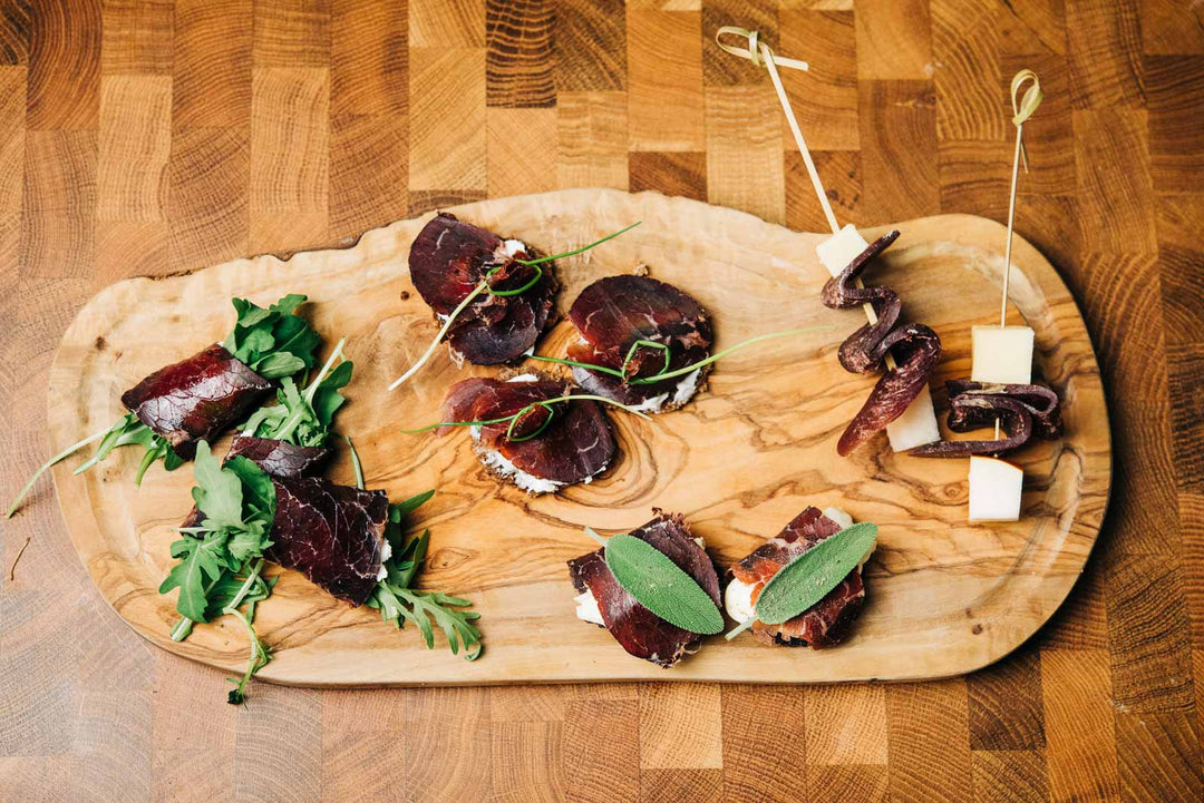 Apéro Häppchen mit Naturfleisch - Alpahirt