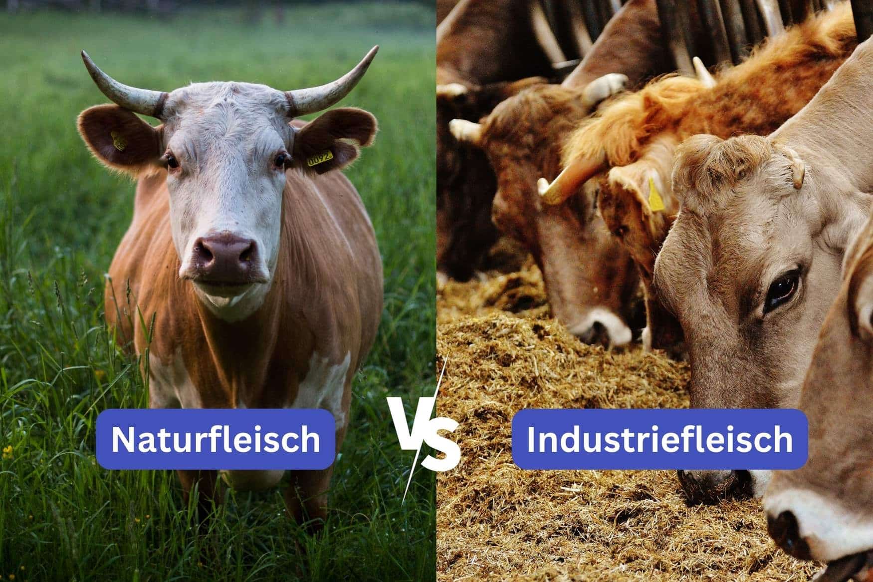 Naturfleisch vs. Industriefleisch: Nicht nur beim Tierwohl hat Naturfleisch die Nase vorn - Alpahirt