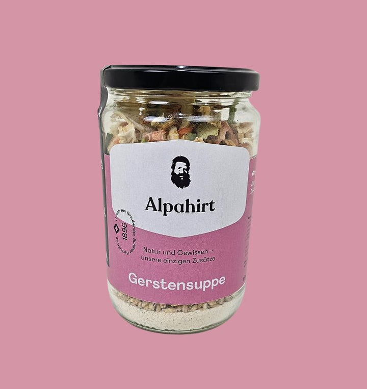 Soupe d'orge "Vegi"-limitée (sans viande de montagne)