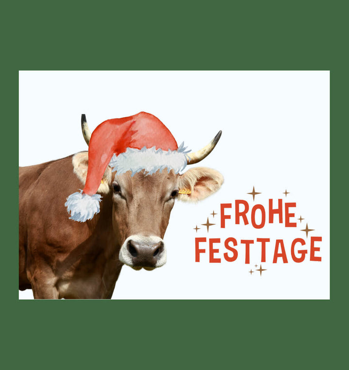 Postkarte "Frohe Festtage"