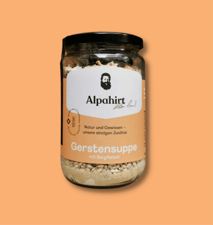 Gerstensuppe mit Bergfleisch